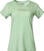 Camisa para exteriores Bergans Graphic Wool Tee Women Light Jade Green/Chianti Red M Camisa para exteriores
