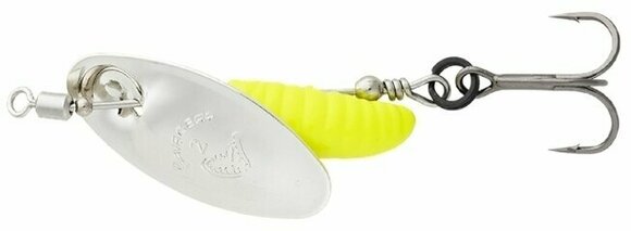 Colher rotativa Savage Gear Grub Spinners Silver Yellow 2,2 g - 1
