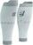 Bežecké návleky na lýtka Compressport R2 Oxygen White/Nebel Grey T4 Bežecké návleky na lýtka