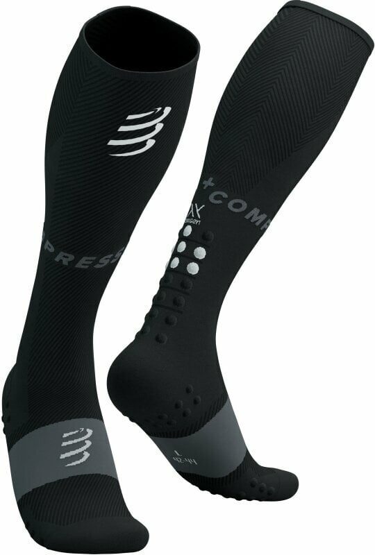 Löparstrumpor Compressport Full Oxygen Black T4 Löparstrumpor