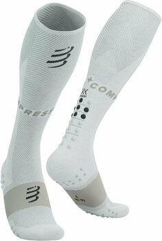 Calcetines para correr Compressport Full Socks Oxygen Blanco T2 Calcetines para correr - 1