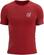 Compressport Performance SS Tshirt M High Risk Red/White S Løbe t-shirt med korte ærmer