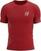 Løbe t-shirt med korte ærmer Compressport Performance SS Tshirt M High Risk Red/White S Løbe t-shirt med korte ærmer