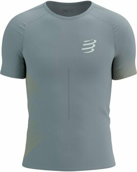 Running t-shirt with short sleeves
 Compressport Performance SS Tshirt M Alloy/Citrus S Running t-shirt with short sleeves - 1