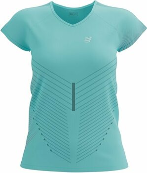 Bežecké tričko s krátkym rukávom
 Compressport Performance SS Tshirt W Aqua/Hot Pink M S Bežecké tričko s krátkym rukávom - 1