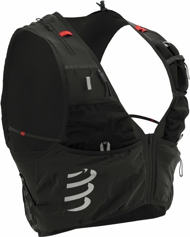 Running backpack Compressport UltRun S Pack Evo 15 Black S Running backpack