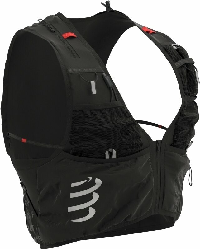 Trčanje ruksak Compressport UltRun S Pack Evo 16 Black XL Trčanje ruksak