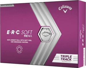 Golfové míčky Callaway ERC Soft 2023 White Triple Track Pink Golfové míčky