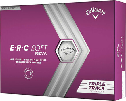 Palle da golf Callaway ERC Soft 2023 Triple Track REVA Pink - 1