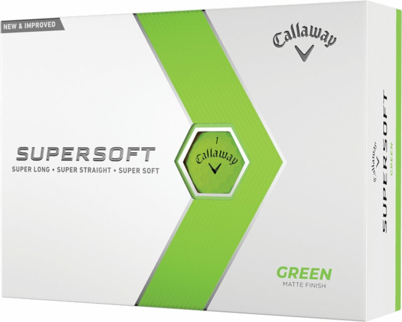 Palle da golf Callaway Supersoft Matte 2023 Green