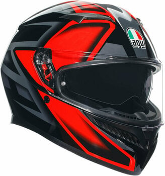 Helmet AGV K3 Compound Black/Red L Helmet - 1