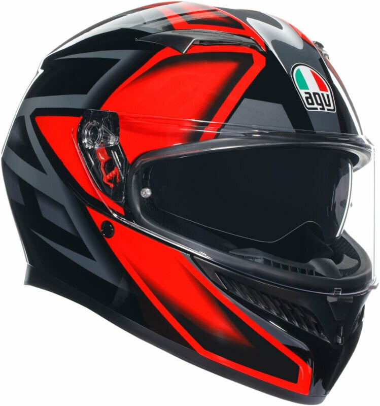 Helmet AGV K3 Compound Black/Red M Helmet