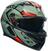 Capacete AGV K3 Decept Matt Black/Green/Red 2XL Capacete