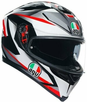 Helmet AGV K-5 S Multi Plasma White/Black/Red M/S Helmet - 1