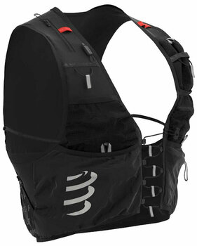 Running backpack Compressport UltRun S Pack Evo 10 Black XS Running backpack - 1