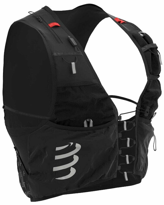 Running backpack Compressport UltRun S Pack Evo 10 Black S Running backpack