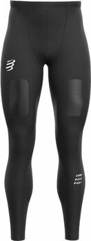 Running trousers/leggings Compressport Trail Under Control Full Tights Black T2 Running trousers/leggings - 1