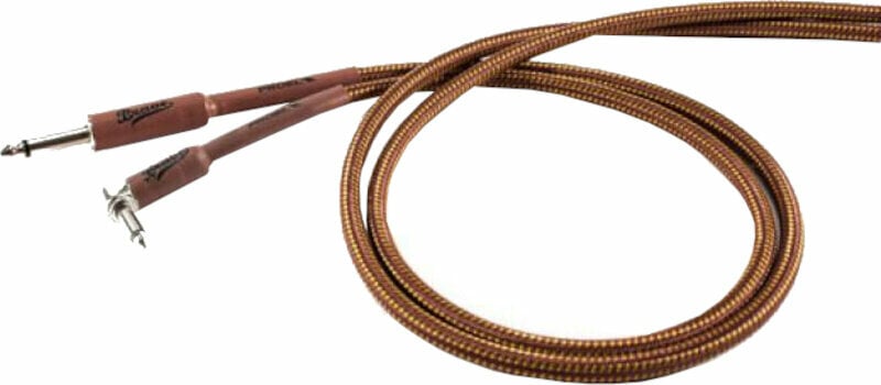 Kabel za instrumente PROEL BRV120LU5BY Smeđa 3 - 5,99 m Ravni - Kutni