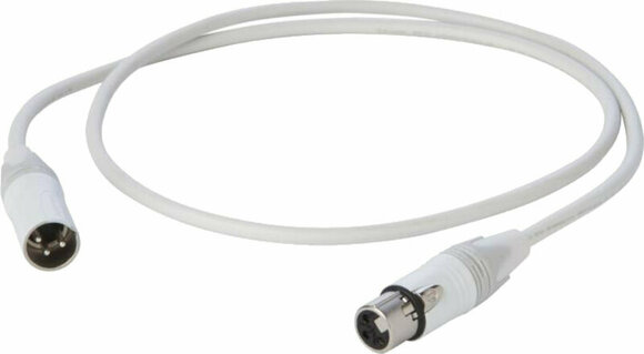 Cablu complet pentru microfoane PROEL ESO210LU10WH Alb 10 m - 1