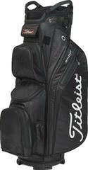 Sac de chariot de golf Titleist Cart 14 StaDry Black Sac de chariot de golf
