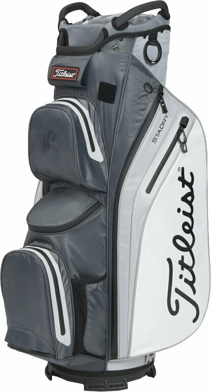 Golf Bag Titleist Cart 14 StaDry Charcoal/Grey/White Golf Bag