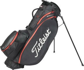 Stand bag Titleist Players 5 StaDry Stand bag Black/Black/Red
