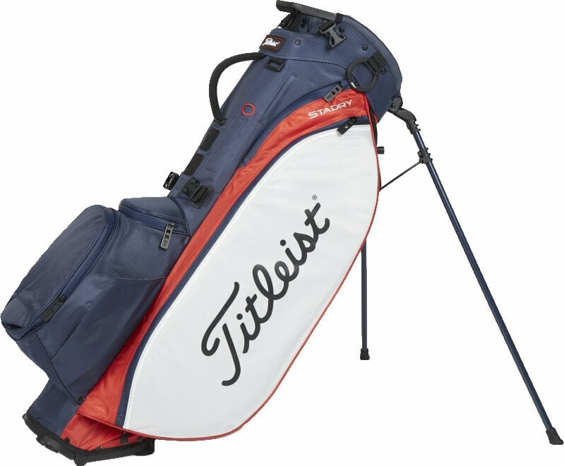 Stand Bag Titleist Players 5 StaDry Navy/Red/White Stand Bag