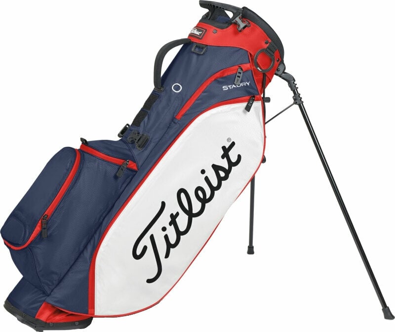Golf Bag Titleist Players 4 StaDry Navy/White/Red Golf Bag