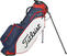 Saco de golfe Titleist Players 4 StaDry Navy/White/Red Saco de golfe