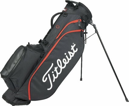 Golfbag Titleist Players 4 Black/Black/Red Golfbag - 1