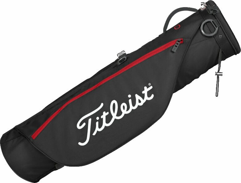 Golfbag Titleist Carry Bag Black/Black/Red Golfbag