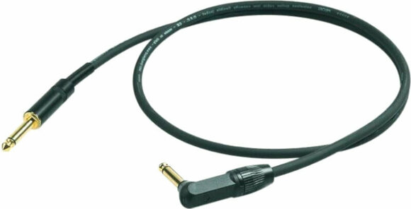 Kabel za instrumente PROEL CHL120LU3 3 m Ravni - Kutni - 1