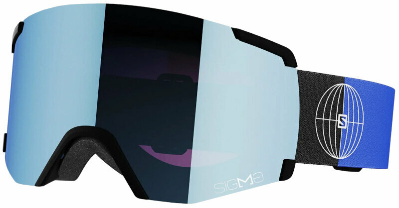 Okulary narciarskie Salomon S/View Sigma Black/Sigma Sky Blue Okulary narciarskie