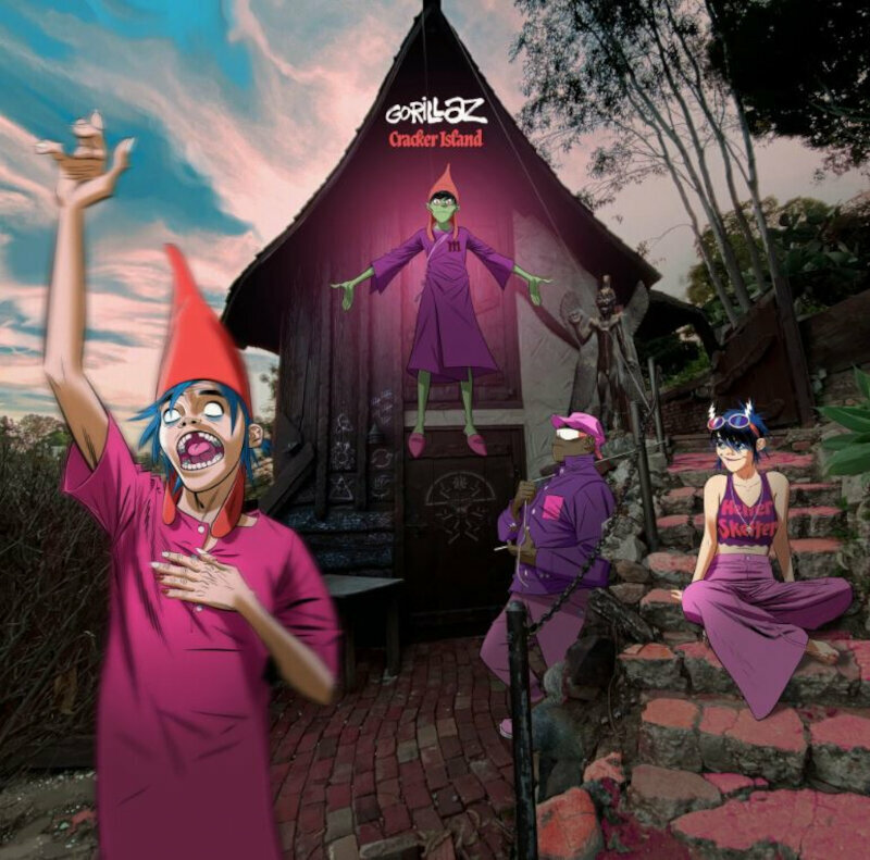 Vinyl Record Gorillaz - Cracker Island (Indie) (Purple Coloured) (LP)