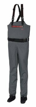 Fishing Waders DAM Dryzone Breathable Chest Wader Stockingfoot Grey/Black L - 1