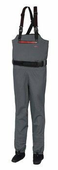 Waders DAM Dryzone Breathable Chest Wader Stockingfoot Grey/Black 2XL - 1