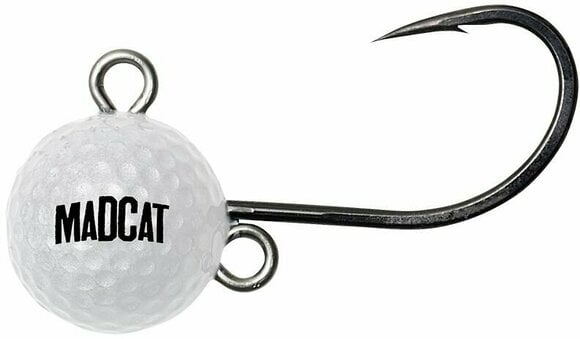 Anzuelo de pesca MADCAT Golf Ball Hot Ball Jighead 100 g Blanco Anzuelo de pesca - 1