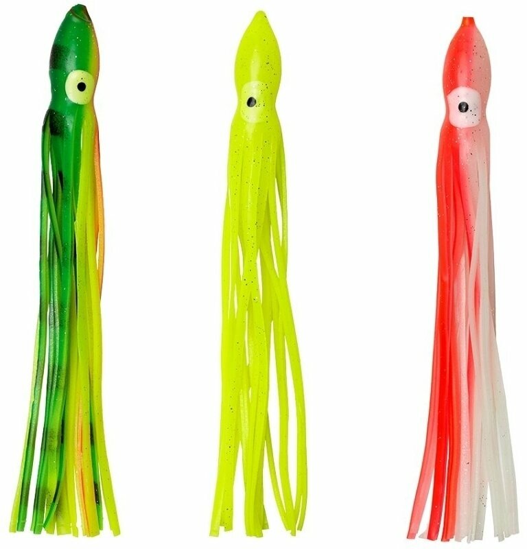 Meerval kunstaas MADCAT A-Static Octopuses Firetiger/Yellow/Marlboro 15 cm