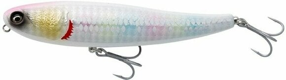 Isca nadadeira Savage Gear Bullet Mullet White Candy 10 cm 17,3 g - 1