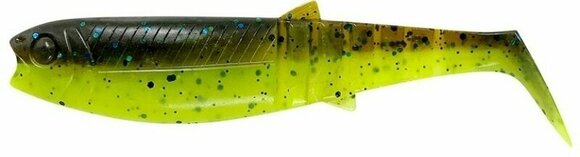 Rubber Lure Savage Gear Cannibal Shad 5 pcs Chartreuse Pumpkin 10 cm 9 g - 1