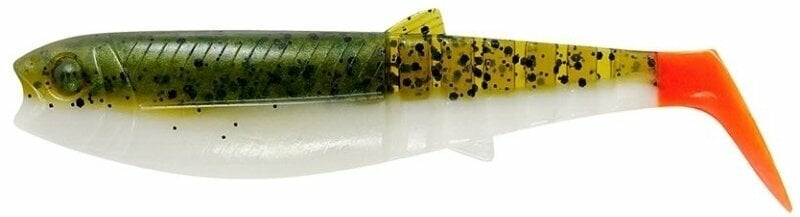 Rubber Lure Savage Gear Cannibal Shad 5 pcs Olive Hot Orange 10 cm 9 g