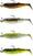 Esca siliconica Savage Gear Cannibal Shad Clear Water Mix Holo Baitfish-Motor Oil UV-Ice Minnow-Chartreuse Pumpkin 10 cm 9 g-10 g