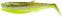 Τεχνητό Δολώμα από Καουτσούκ Savage Gear Cannibal Shad 5 pcs Green Pearl Yellow 6,8 cm 3 g