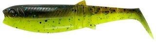 Gumová nástraha Savage Gear Cannibal Shad 5 pcs Chartreuse Pumpkin
