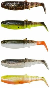 Isca de borracha Savage Gear Cannibal Shad Kit Mixed Colors 5,5 cm-6,8 cm 5 g-7,5 g-10 g - 1