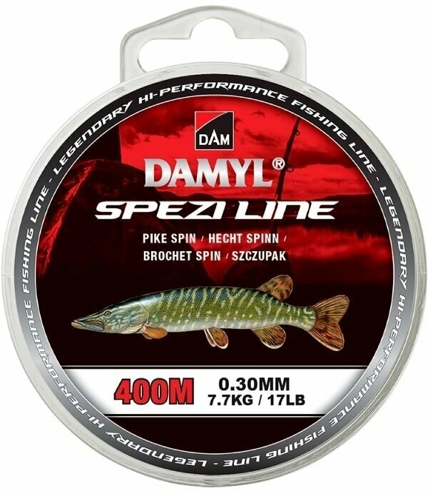 Fil de pêche DAM Damyl Spezi Line Pike Spin Light Green 0,30 mm 400 m 7,7 kg Fil