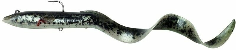 Gummiköder Savage Gear 4D Real Eel Black/Green/Pearl PHP 20 cm 38 g
