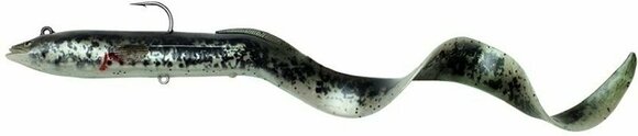 Rubber Lure Savage Gear 4D Real Eel Black/Green/Pearl PHP 20 cm 38 g - 1
