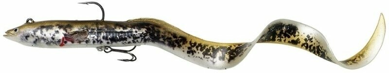 Gummiagn Savage Gear 4D Real Eel Olive/Pearl PHP 20 cm 38 g