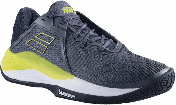 Men´s Tennis Shoes Babolat Propulse Fury 3 All Court Men Grey/Aero 40,5 Men´s Tennis Shoes - 1